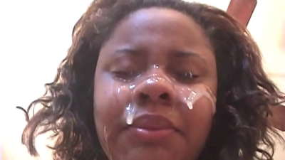 Itom nga Brazilian nga babaye gets usa ka cum sa iyang nawong human sa anal sex uban sa usa ka dako nga titi